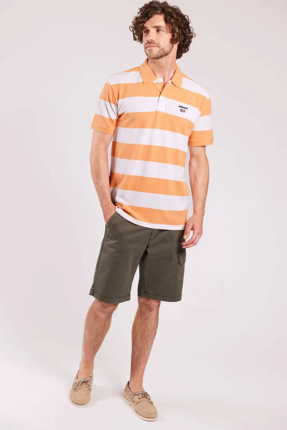 miesten pikeepaita, MICK BLOCK STRIPE PIQUE NOS n>Sebago New