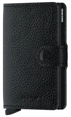 korttikotelo, MINIWALLET VEGETABLE TANNED BLACK BLACK>Secrid