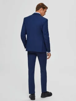 bleiseri, BILL BLUE SUIT JACKET Indigo>Selected Clearance