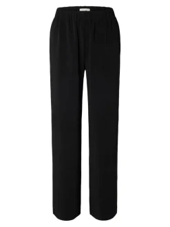 K-SLFTENNY RELAXED PANTS, musta>Selected Femme Hot