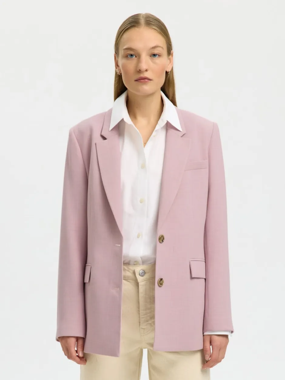 naisten bleiseri AD-SLFRITA LS CLASSIC, Melan>Selected Femme Sale