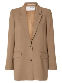 Naisten Bleiseri, AD-SLFRITA LS RELAXED BLAZER NOOS>Selected Femme Outlet