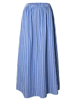 naisten hame, SLFFIA HW STRIPED ANKLE SLIT SKIRT><noscript><img width=