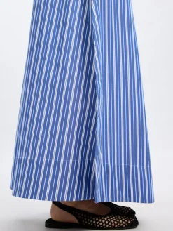 naisten hame, SLFFIA HW STRIPED ANKLE SLIT SKIRT><noscript><img width=