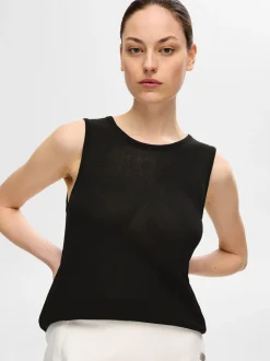 naisten hihaton toppi, SLFMOON SUS SL KNIT TOP><noscript><img width=