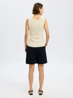 naisten hihaton toppi, SLFMOON SUS SL KNIT TOP>Selected Femme Online