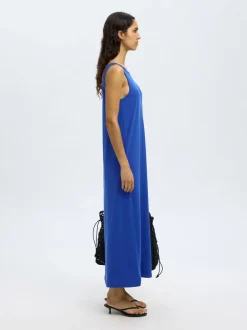 naisten mekko, SLFANOLA SL LOW BACK ANKLE DRESS>Selected Femme Online