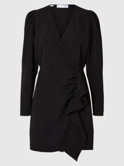 Naisten Mekko, SHORT RUFFLE DRESS><noscript><img width=