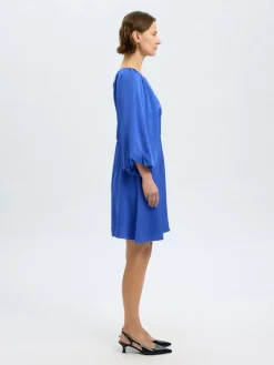 naisten mekko, SLFLAURINA 3/4 SHORT OPEN BACK DRESS><noscript><img width=