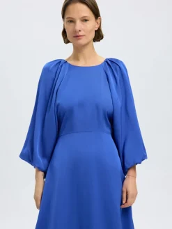 naisten mekko, SLFLAURINA 3/4 SHORT OPEN BACK DRESS><noscript><img width=