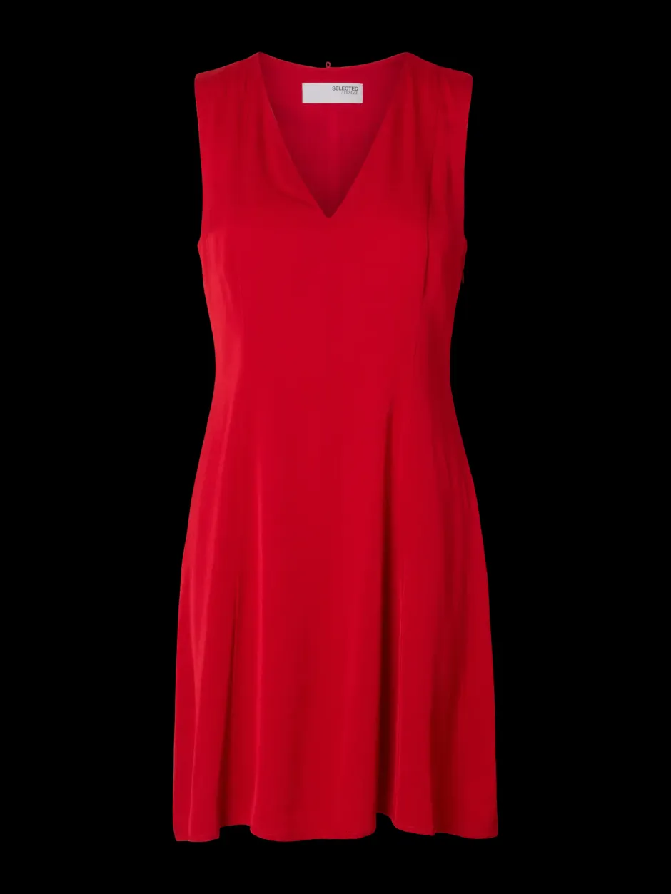 naisten mekko, SLFLEONORE REGULAR SL SHORT CAPE DRESS B>Selected Femme Discount