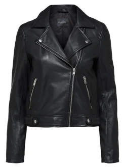 Naisten Nahkatakki, Katie Leather Jacket><noscript><img width=