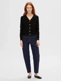 naisten neuletakki, SLFELINNA LS KNIT CARDIGAN><noscript><img width=