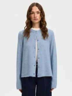 naisten neuletakki SLFLULU NEW LS KNIT CARDIGAN,>Selected Femme Hot