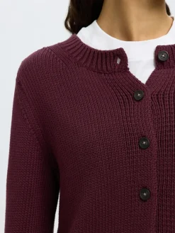 naisten neuletakki, SLFIVY LS KNIT O-NECK CARDIGAN NOOS><noscript><img width=