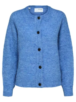 , Naisten Neuletakki, Lulu LS Knit Short Cardigan>Selected Femme Clearance