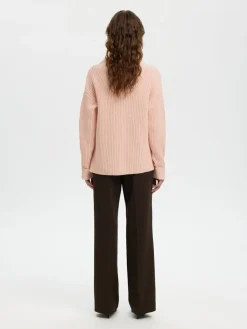 naisten neulepusero SLFSELMA SUS LS KNIT PULLOVER NOOS,><noscript><img width=