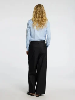 naisten paitapusero, SLFROMIE LS FITTED SHIRT>Selected Femme Outlet