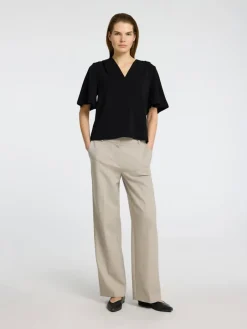 naisten paita, SLFTENNY SS V-NECK TOP><noscript><img width=