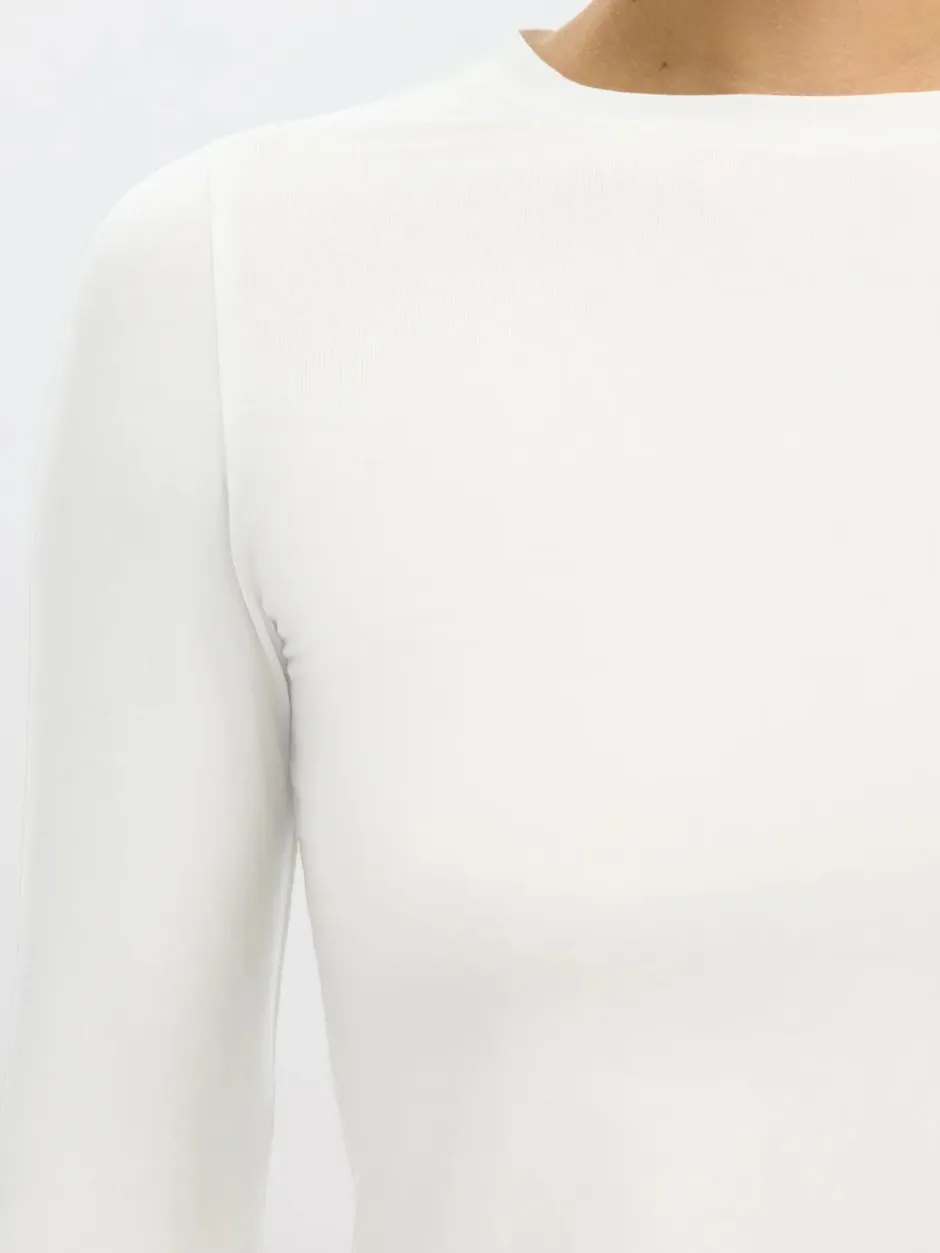 naisten paita SLFMANJA LS O-NECK NOOS,>Selected Femme