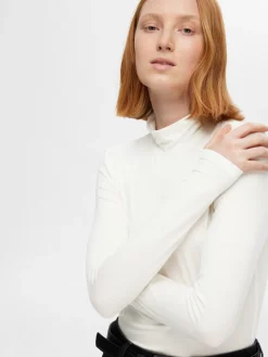 Naisten Paita, SLFMANJA LS HIGH NECK NOOS>Selected Femme Sale