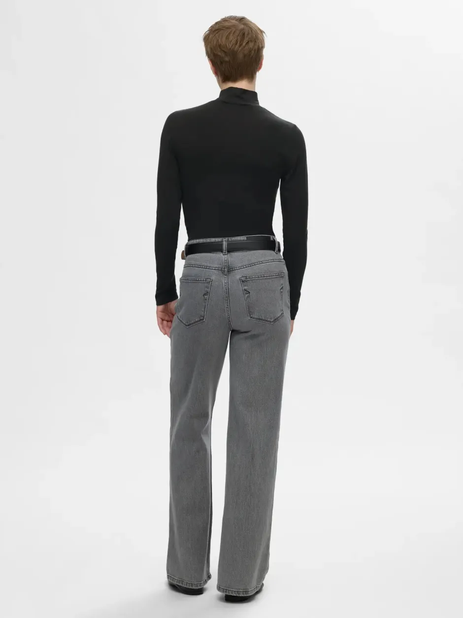 Naisten Paita, SLFMANJA LS HIGH NECK NOOS>Selected Femme Best