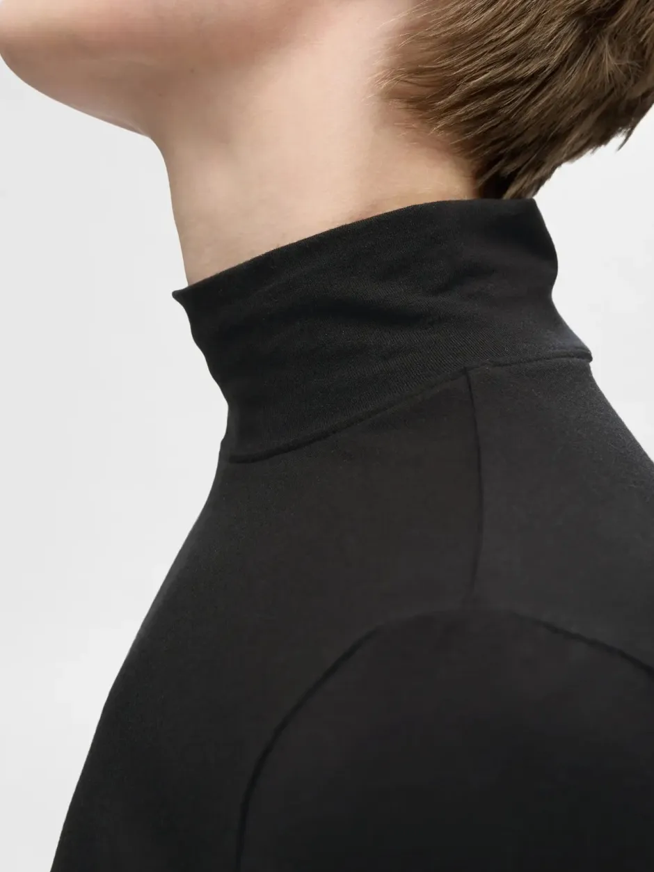 Naisten Paita, SLFMANJA LS HIGH NECK NOOS>Selected Femme Best