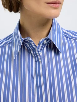 naisten paita, SLFFIA 2/4 CROPPED STRIPED SHIRT><noscript><img width=