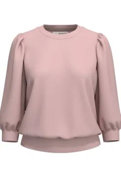 Naisten Pusero, SLFTENNY 3/4 SWEAT TOP NOOS>Selected Femme New