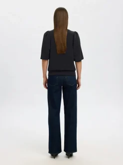 Naisten Pusero, SLFTENNY 3/4 SWEAT TOP NOOS>Selected Femme Best