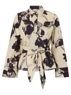 naisten pusero, SLFAVIANA LS AOP WRAP TOP><noscript><img width=