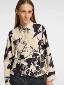 naisten pusero, SLFAVIANA LS AOP WRAP TOP><noscript><img width=