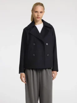 naisten takki, SLFALMA SHORT WOOL JACKET>Selected Femme New