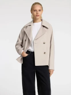 naisten takki, SLFALMA SHORT WOOL JACKET>Selected Femme Hot
