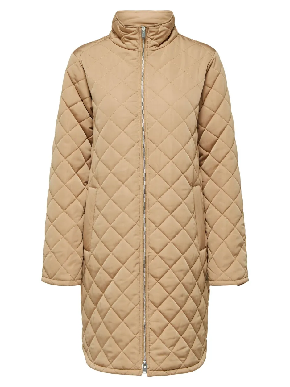 Naisten Tikkitakki SLFFILLY QUILTED COAT B>Selected Femme Clearance