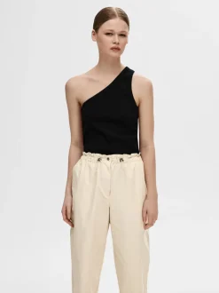 Naisten Toppi, SLFANNA ONE SHOULDER TOP>Selected Femme
