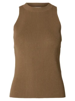 Naisten Toppi, SLFOLINA SL KNIT TOP>Selected Femme Hot