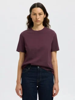 Naisten T-Paita, SLFESSENTIAL SS BOXY TEE NOOS>Selected Femme Discount