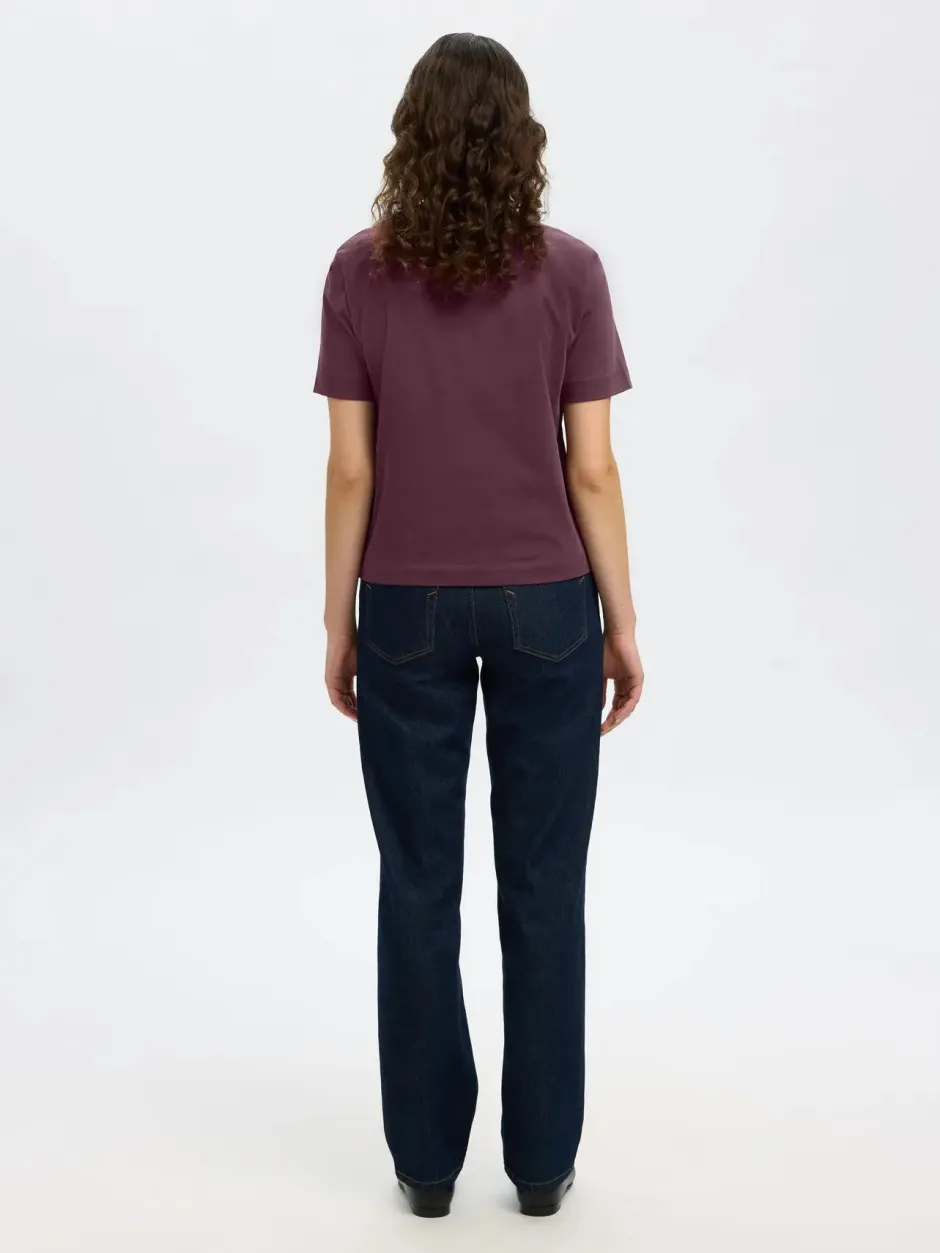 Naisten T-Paita, SLFESSENTIAL SS BOXY TEE NOOS>Selected Femme Discount