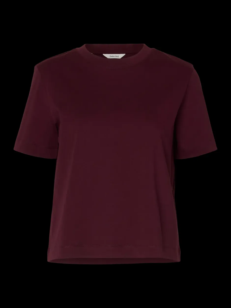 Naisten T-Paita, SLFESSENTIAL SS BOXY TEE NOOS>Selected Femme Discount
