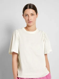 Naisten T-Paita, SLFPENELOPE 2/4 RUFFLE TEE><noscript><img width=