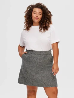 Naisten T-Paita, SLFESSENTIAL SS BOXY TEE NOOS>Selected Femme