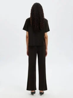 naisten t-paita SLFANJA BOXY TEE,><noscript><img width=