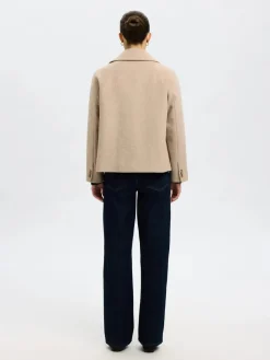 naisten villakangastakki, SLFALMA LANO JACKET>Selected Femme Best
