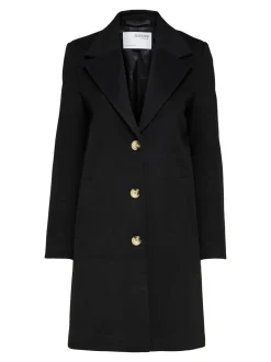 Naisten Villakangastakki, SLFNEW SASJA WOOL COAT NOOS><noscript><img width=