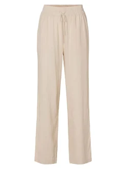 pellavahousut, SLFVIVA-GULIA MW LONG LINEN PANT NOOS><noscript><img width=