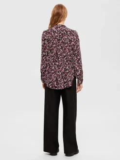 pusero, SLFMIVI LS AOP TOP B>Selected Femme New