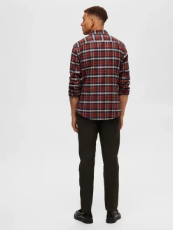flanelipaita, SLIM OVEN FLANNEL SHIRT>Selected Clearance
