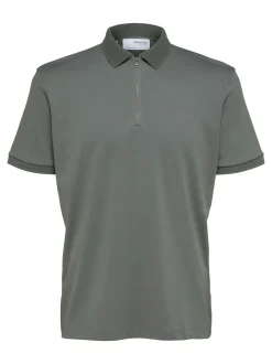 Homme Fave Zip Polo Armeijanvihreä><noscript><img width=