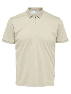 Homme Fave Zip Polo>Selected Outlet